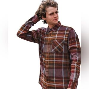 VOLCOM CADEN PLAID LONG SLEEVE FLANNEL XL